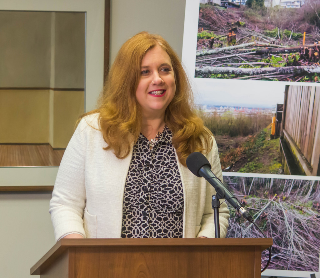 caption: Seattle City Councilmember Lisa Herbold