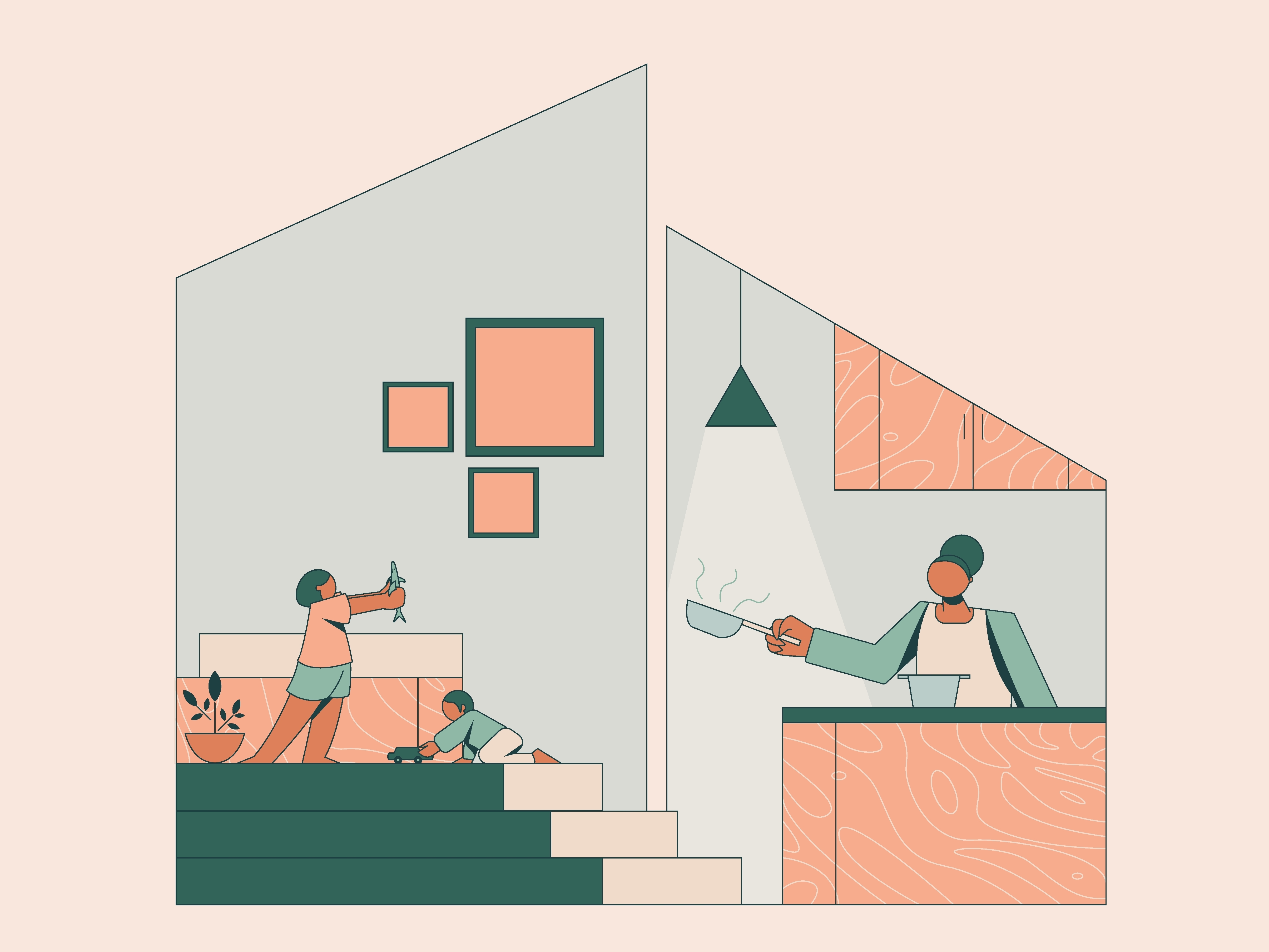 caption: The obstacles and hardships facing working mothers are not new, but the pandemic has given them more visibility.