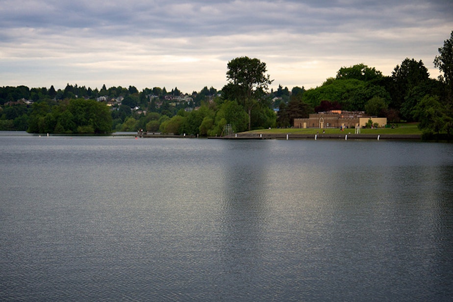 caption: Green Lake, Seattle's most popular park, is not immune to the repair backlog choking the city.