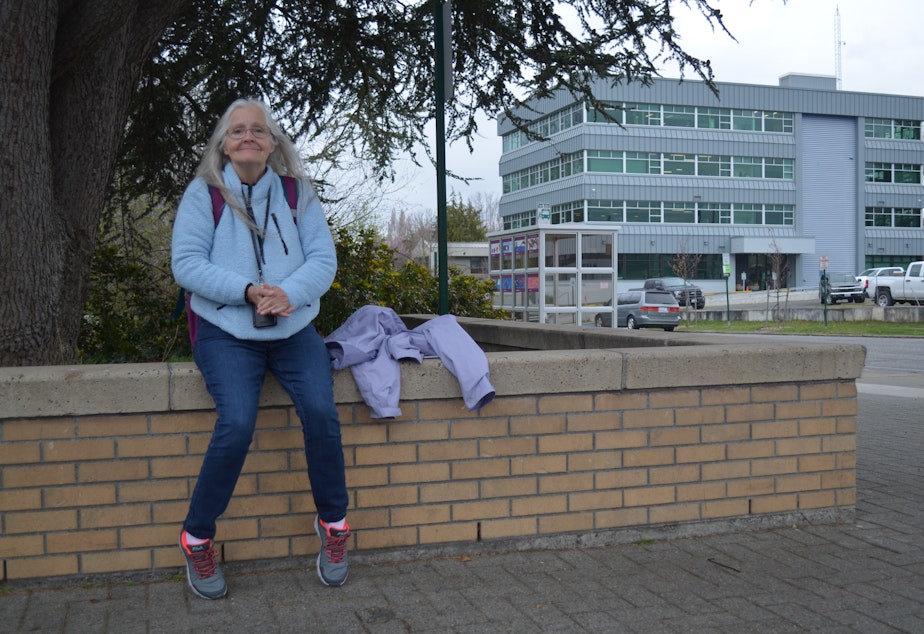 caption: Leslie Harvey, 66, has spent time in the Compass Health Crisis Center in Bellingham five times when she was contemplating suicide.