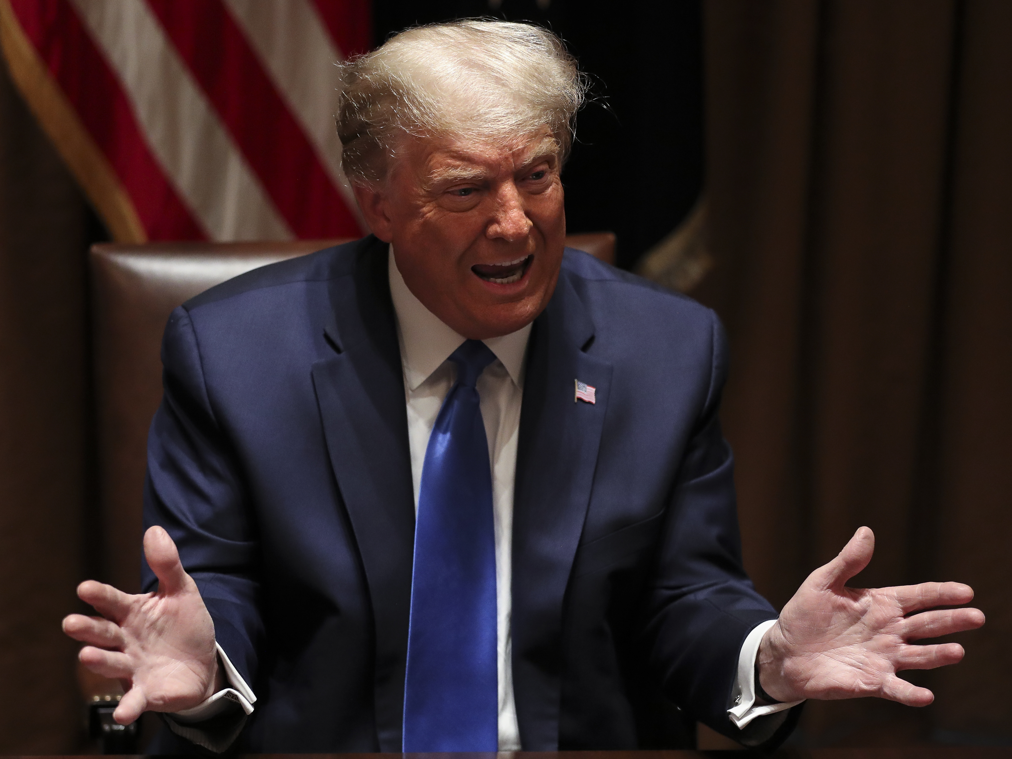 caption: Facebook says former President Donald Trump cannot use its social media platforms until at least Jan. 7, 2023.