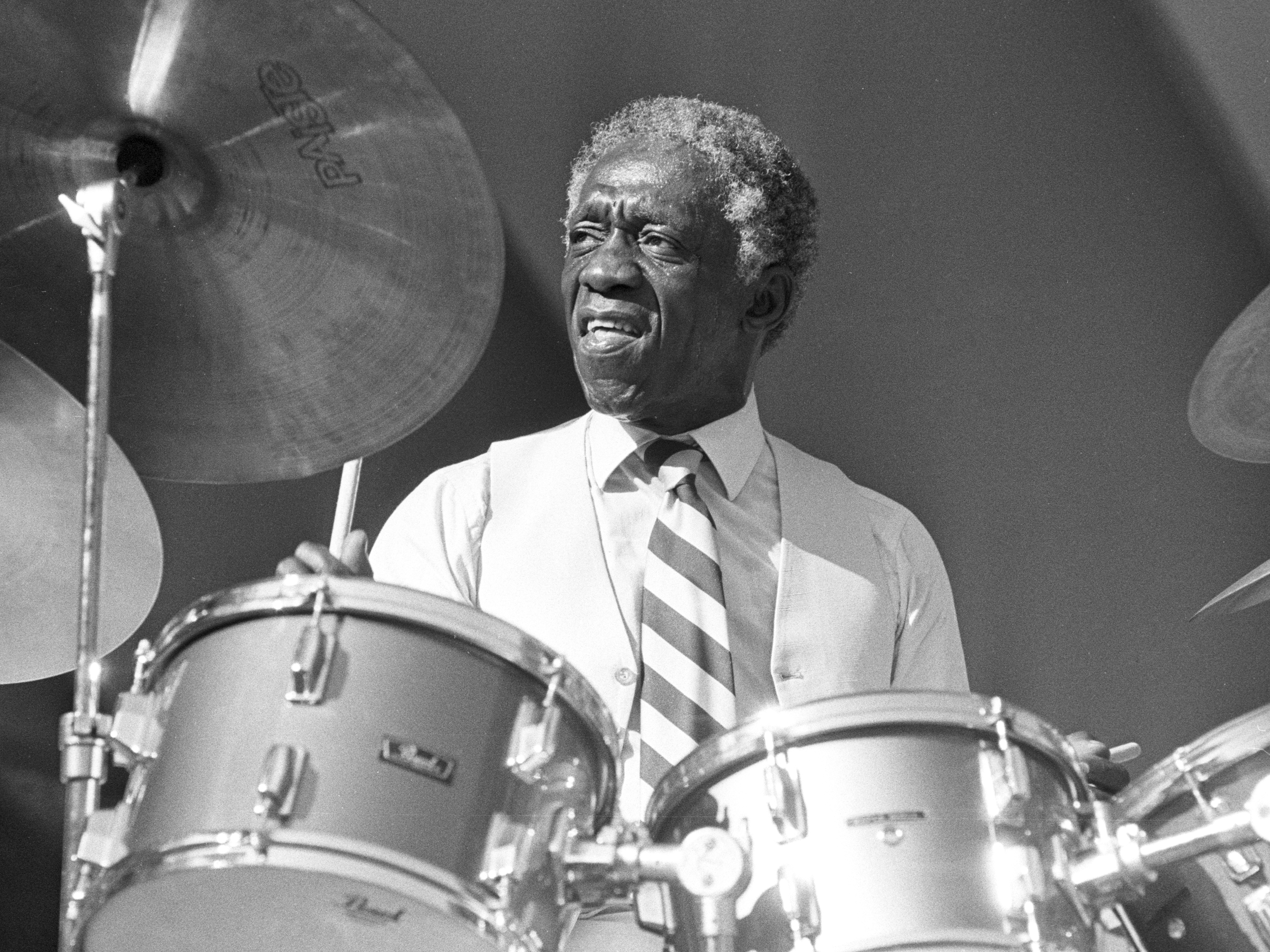 caption: Art Blakey.