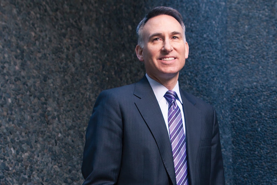 caption: King County Executive Dow Constantine