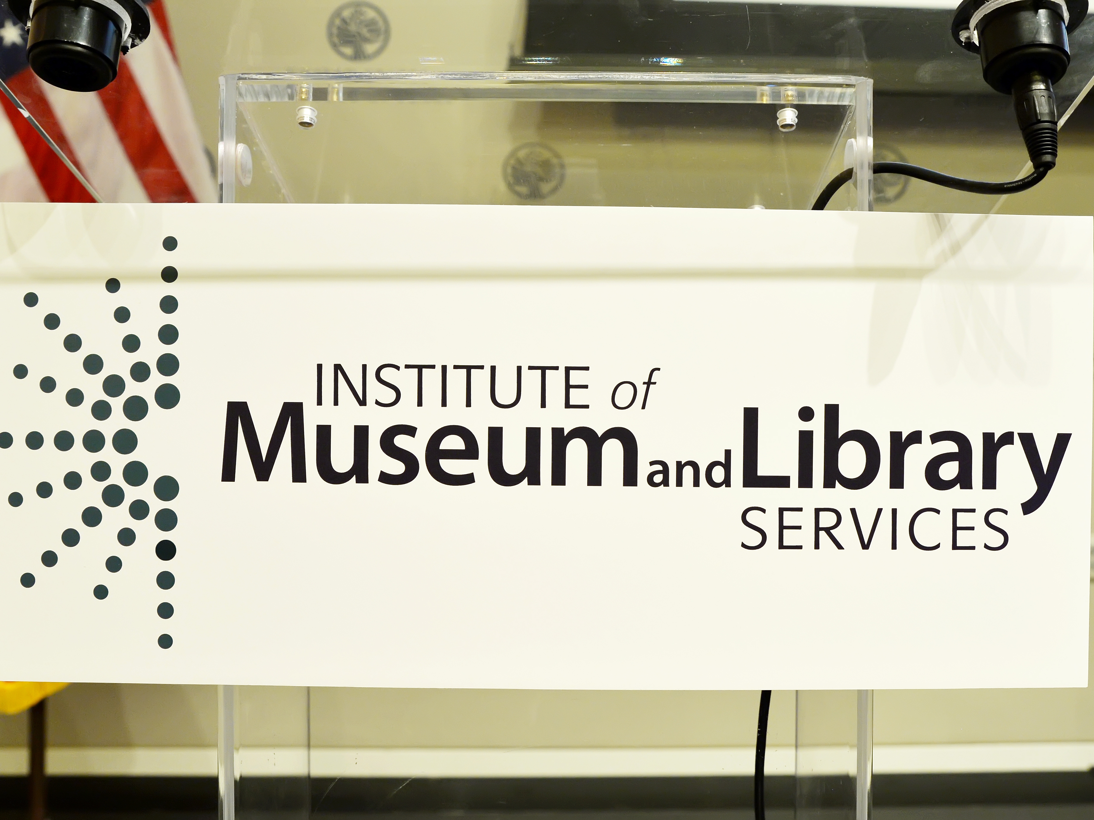 caption: The IMLS is the main source of federal funding for libraries.