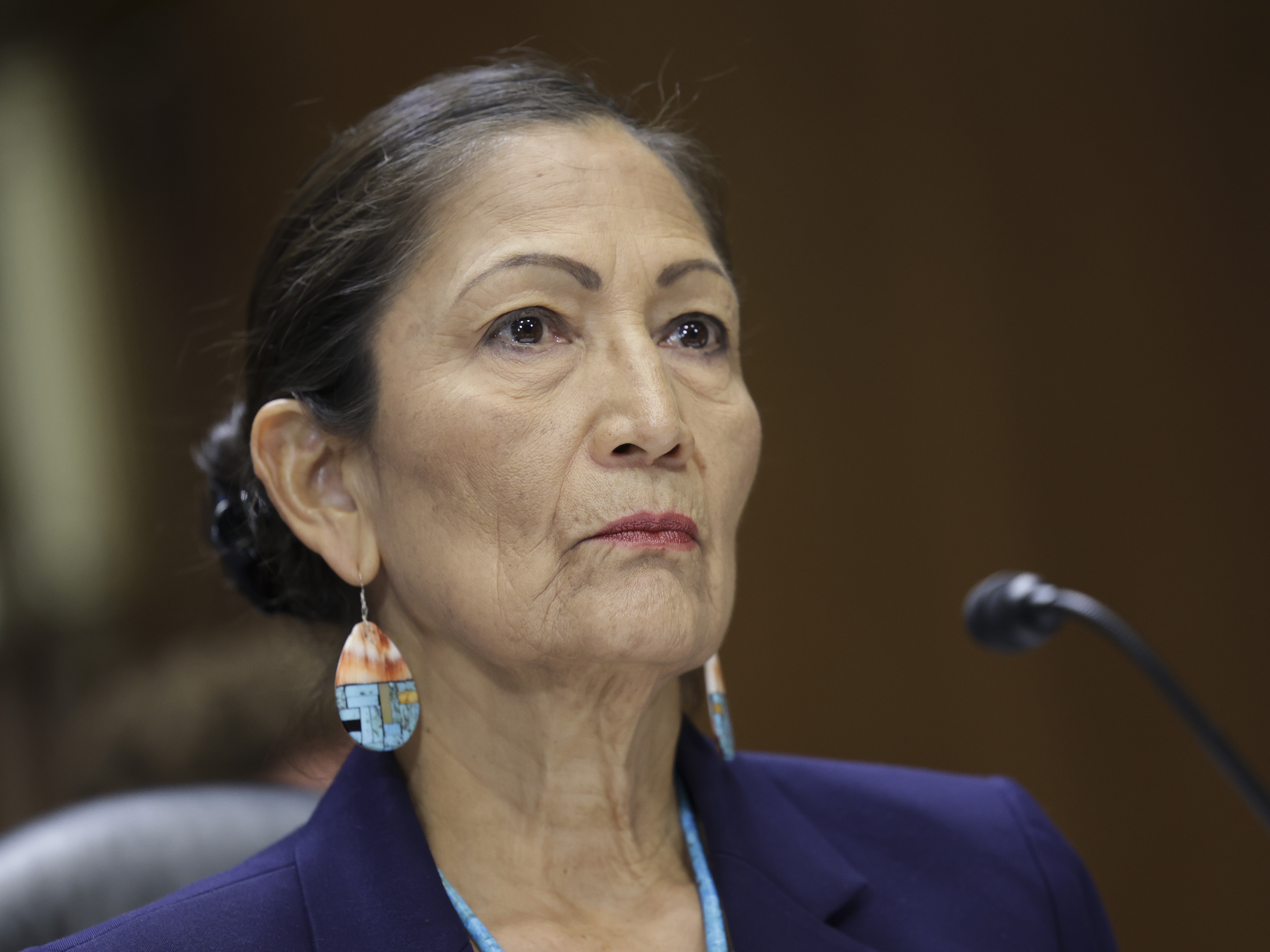 caption: Laguna Pueblo citizen Deb Haaland is the U.S. Interior secretary, and the only Native American to hold a Cabinet post.  
