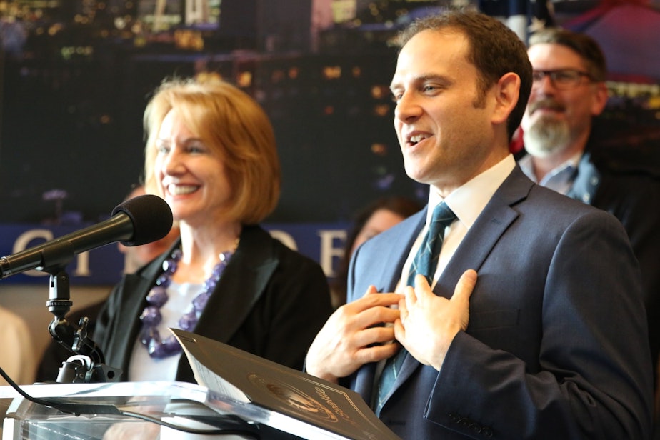 caption: Sam Zimbabwe is Mayor Jenny Durkan's pick to lead SDOT. He still requires city council approval.