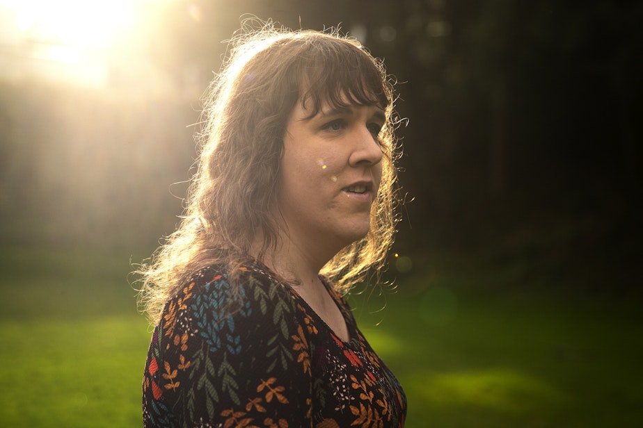 caption: Callie Harden-Andersson is portrayed on Tuesday, December 24, 2024, in Everett.