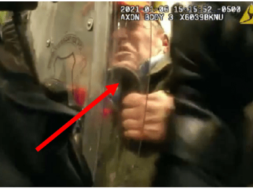 caption: Federal prosecutors say Federico Klein was captured on multiple police body camera videos wearing a "Make America Great Again" hat amid the throng of people trying to force their way into the U.S. Capitol on Jan. 6. He is the only known Trump appointee to be swept up in the sprawling federal investigation of the deadly breach.