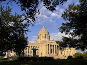 caption: FILE - The Missouri State Capitol is seen on Sept. 16, 2022, in Jefferson City, Mo.
