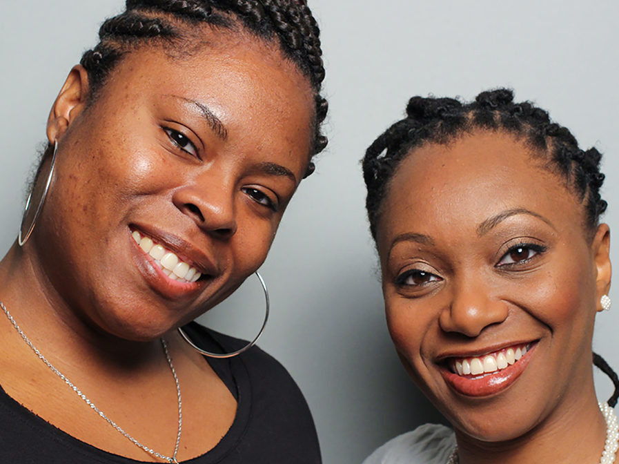 caption: Hadiyah-Nicole Green and Tenika Floyd at their StoryCorps interview in Atlanta in January 2017.