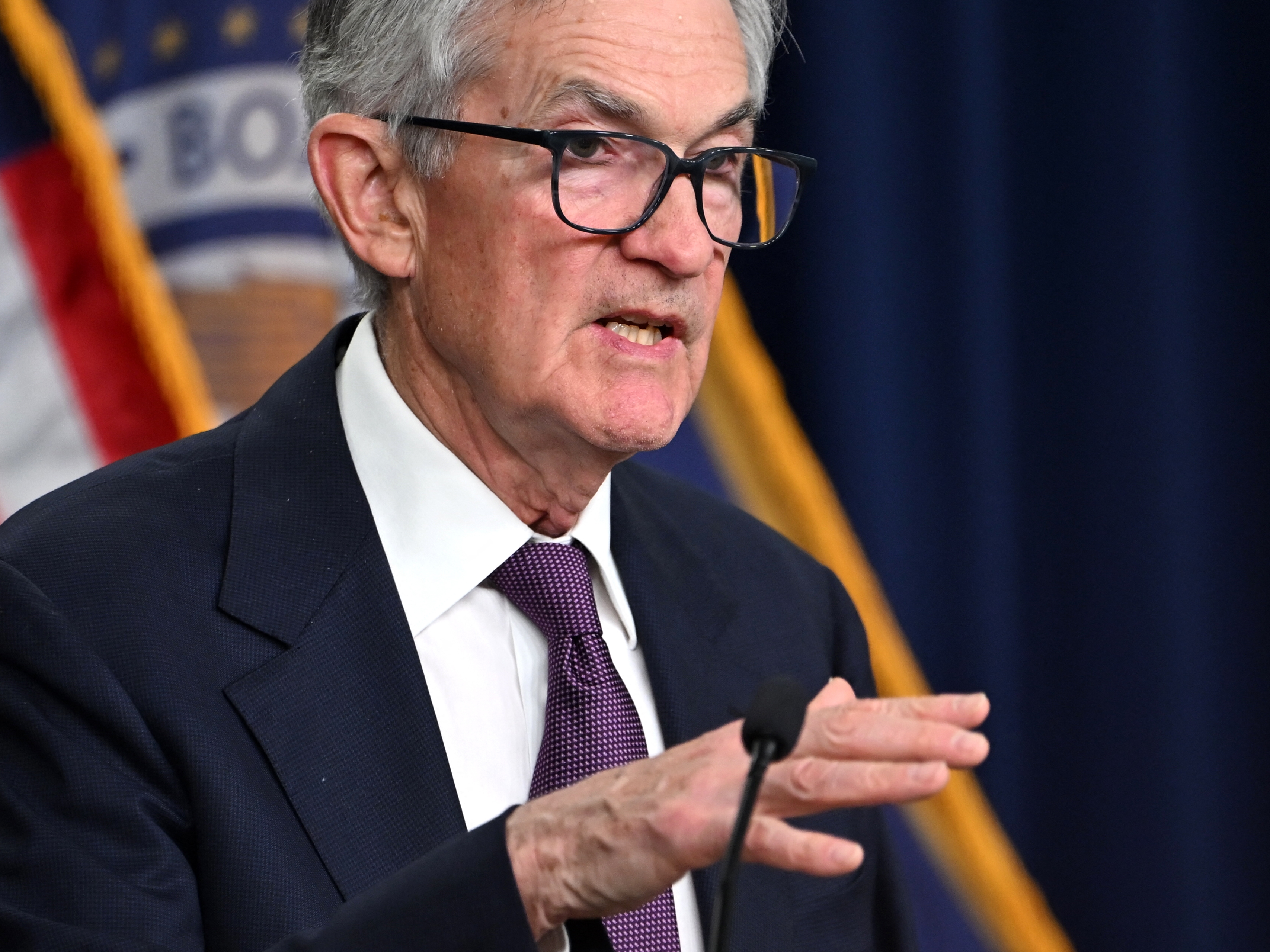 caption: The Federal Reserve held its benchmark interest rate steady Wednesday.  The central bank has signaled it will be cautious about cutting rates so long as inflation remains elevated.