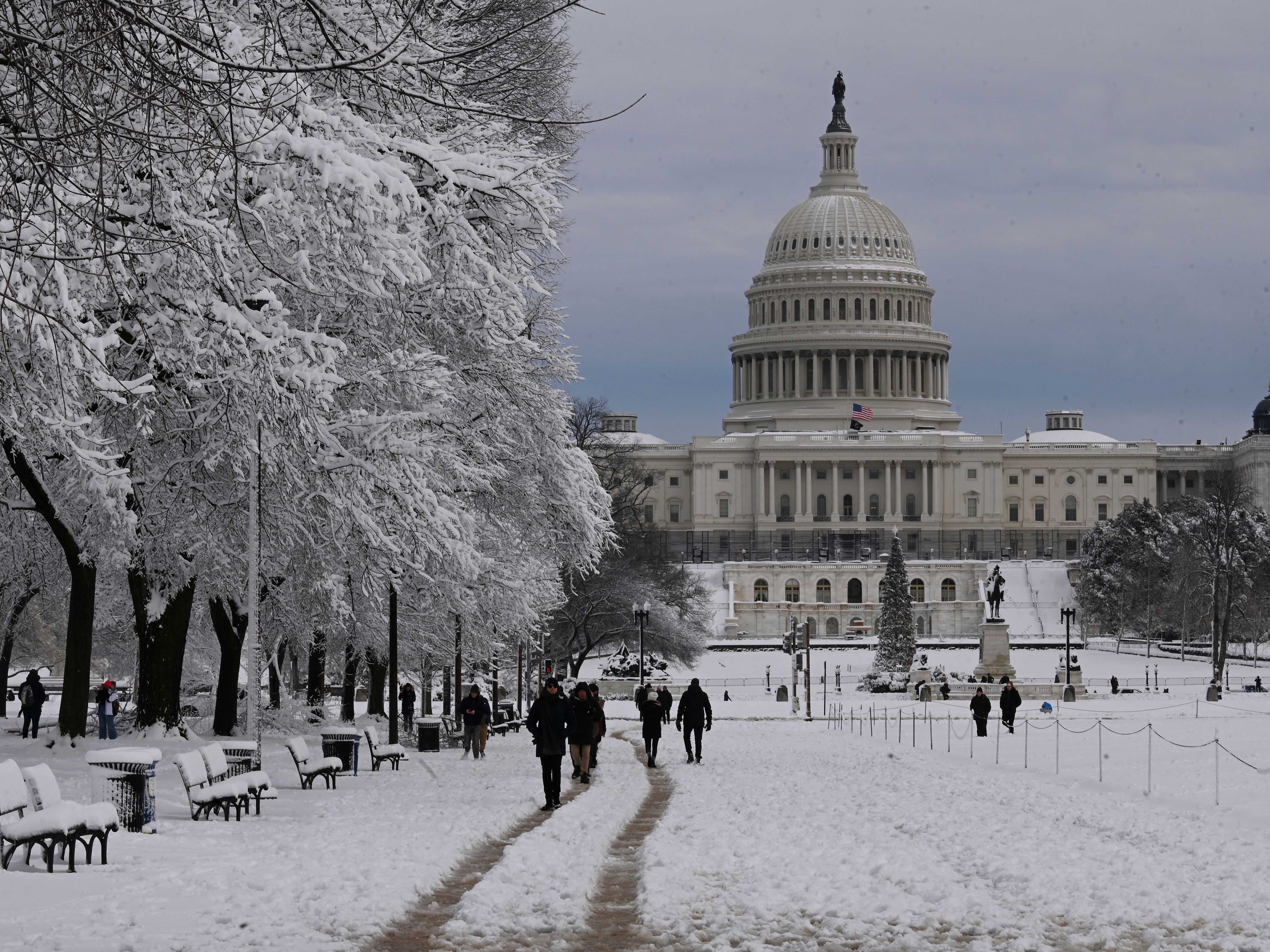 caption: "Congressional offices, Committees, and Agencies should immediately review their operations to adopt a maximal telework posture to reduce in-person meetings and in-office activities to the maximum extent possible," attending physician Brain Monahan said on Monday.