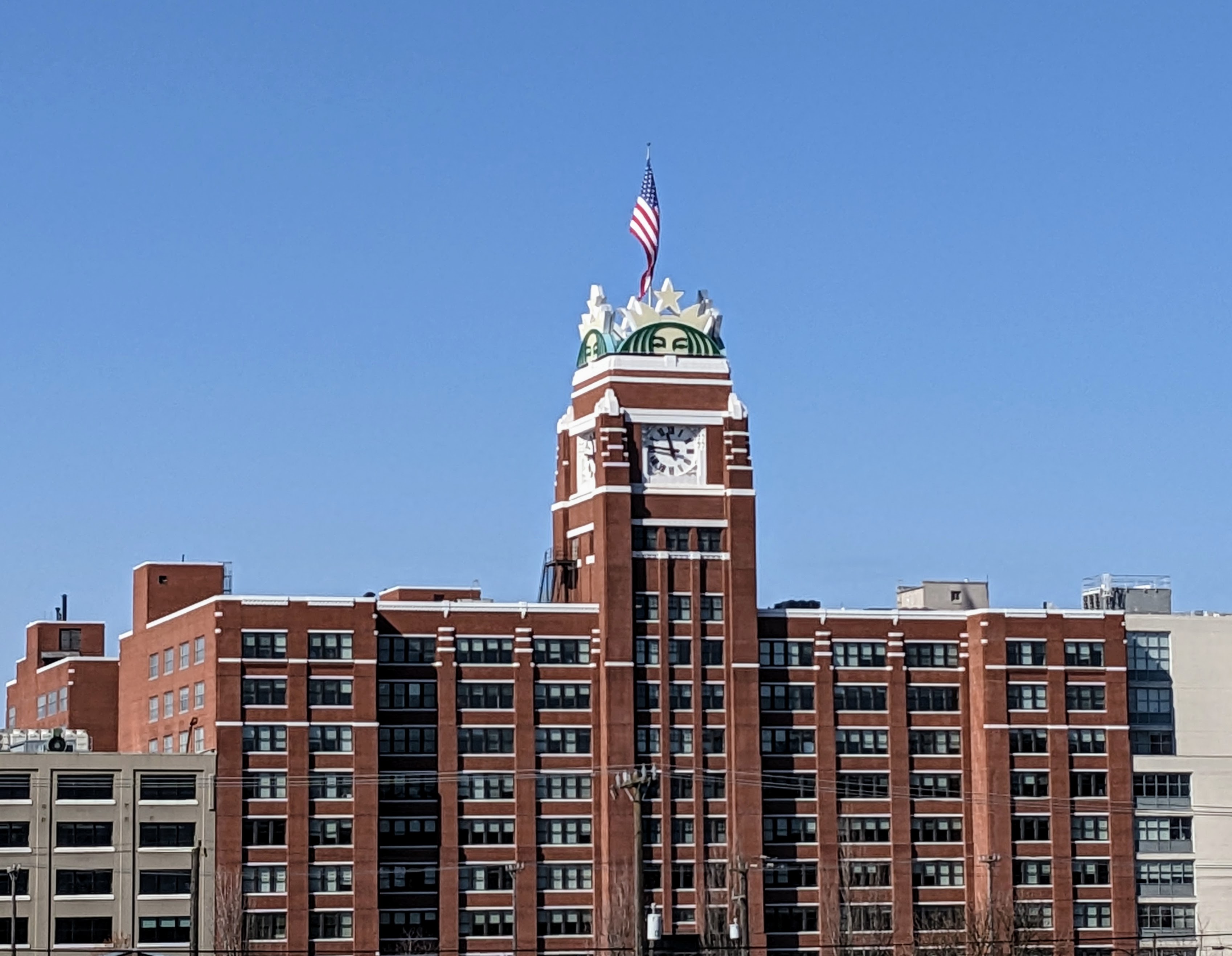 caption: Starbucks headquarters in Seattle.