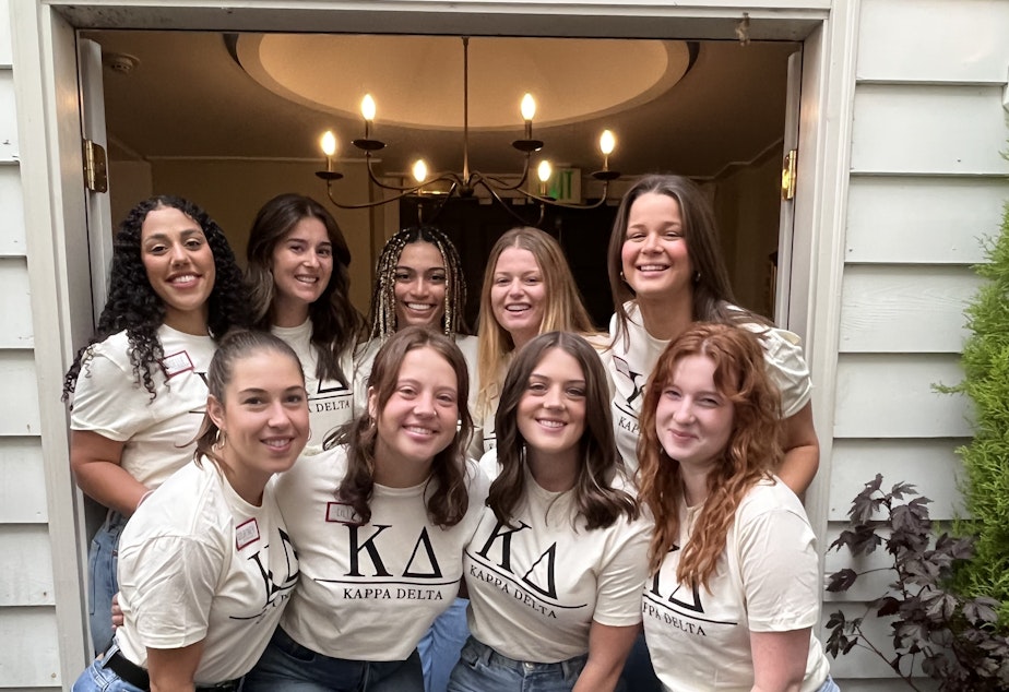 caption: The University of Washington's Kappa Delta sorority is trying to keep their sisters and community safe during the "red zone."
Top Right: Taytem Raynor, Kappa Delta President 