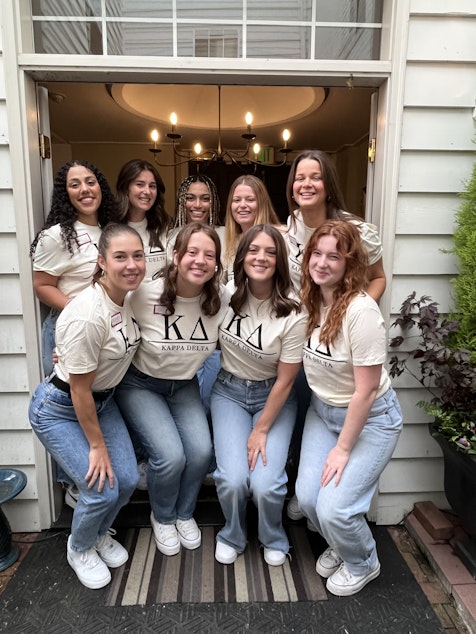 caption: The University of Washington's Kappa Delta sorority is trying to keep their sisters and community safe during the "red zone."
Top Right: Taytem Raynor, Kappa Delta President 