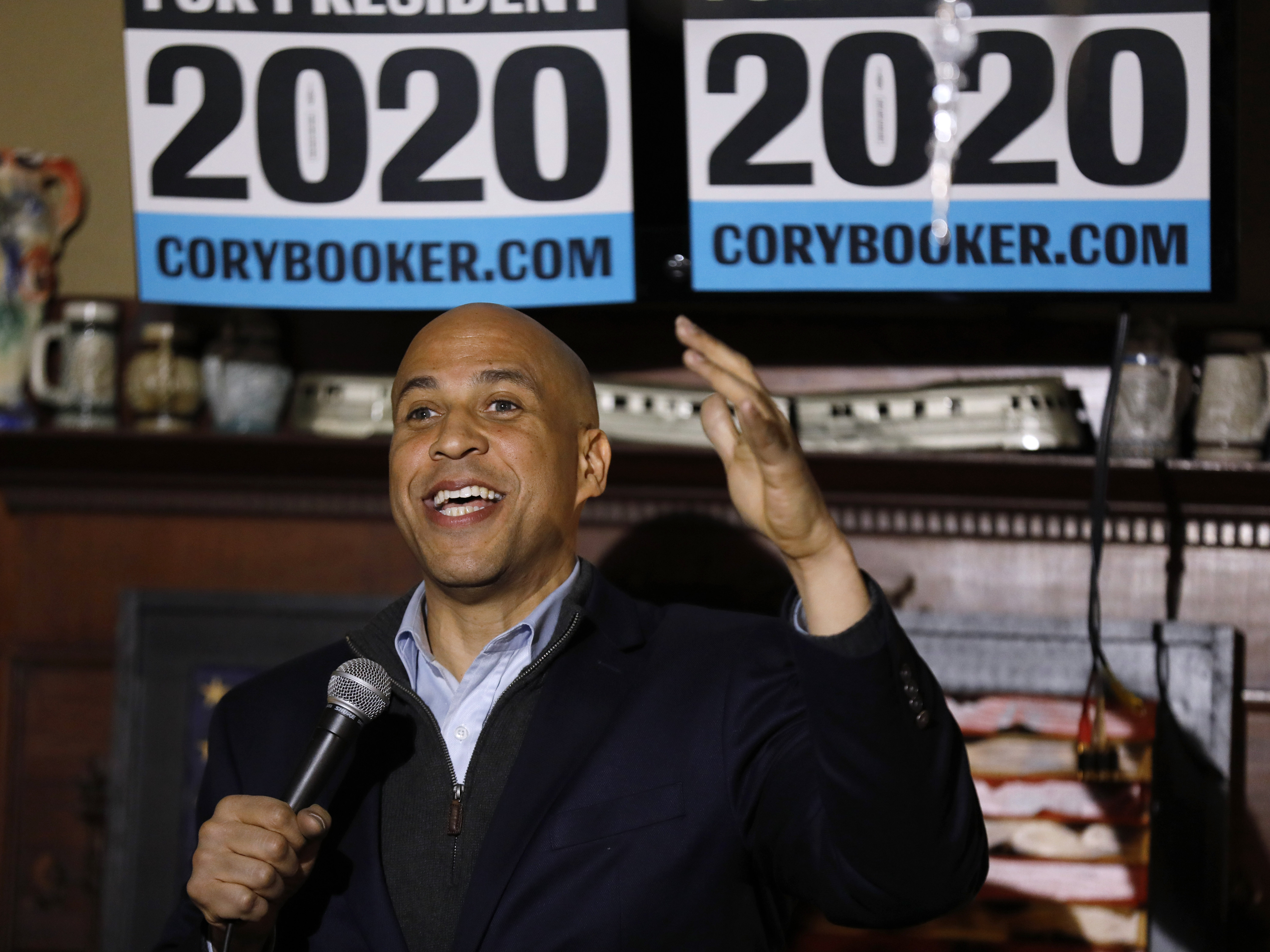 caption: Sen. Cory Booker, D-N.J., is reintroducing a bill to make marijuana legal on the federal level, with the support of several other Senate Democrats running for president.