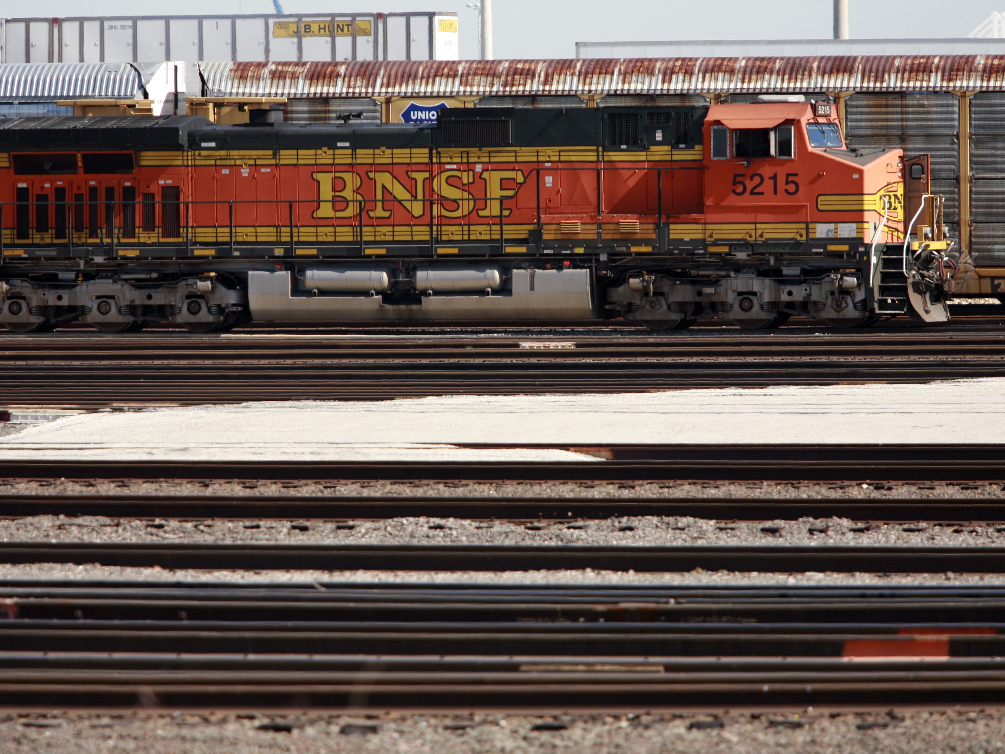 caption: Thieves have targeted trains known to be carrying valuables like electronics and high-end footwear.