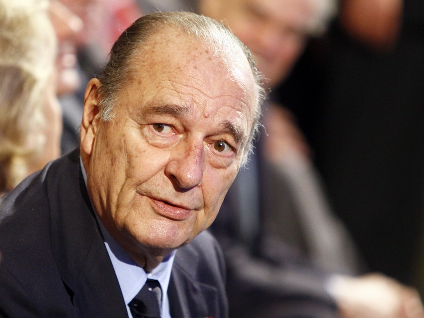 caption: Former French President Jacques Chirac, in a 2011 photo. Chirac was a fierce opponent of the 2003 U.S. invasion of Iraq.