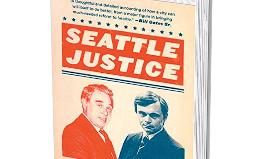 caption: Christopher Bayley's book, "Seattle Justice."