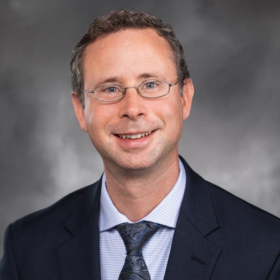 caption: Washington state Sen. Jesse Salomon (D-Shoreline)