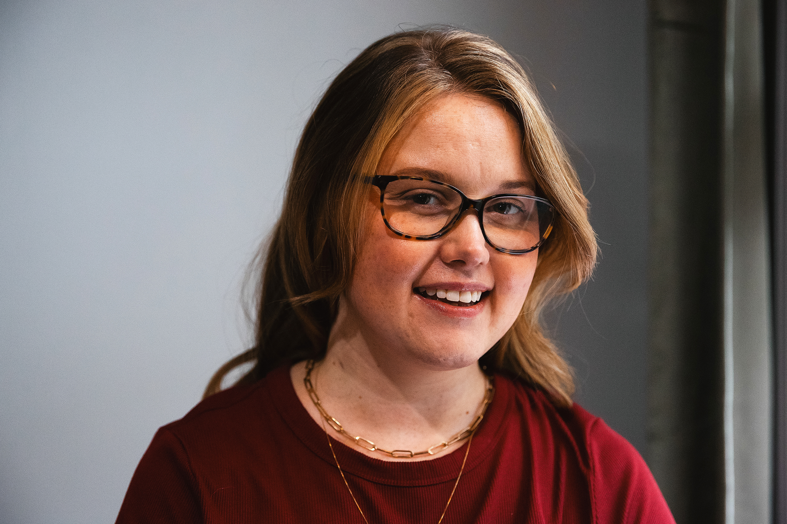 caption: Kelli Gehrke is portrayed at her home on Thursday, October 23, 2025, in Lacey. KUOW Photo/Megan Farmer