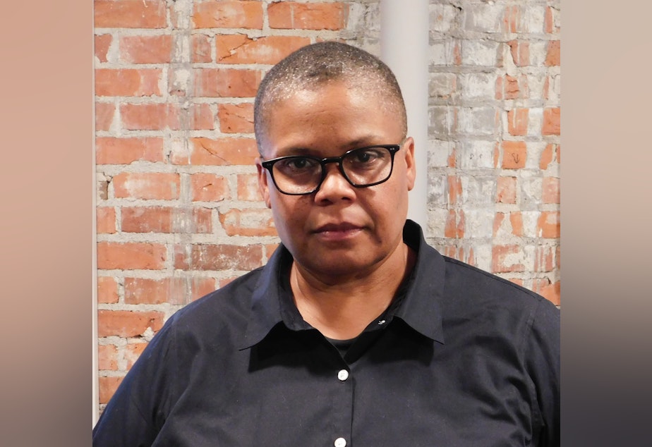 caption: Keeanga-Yamahtta Taylor at Town Hall Seattle