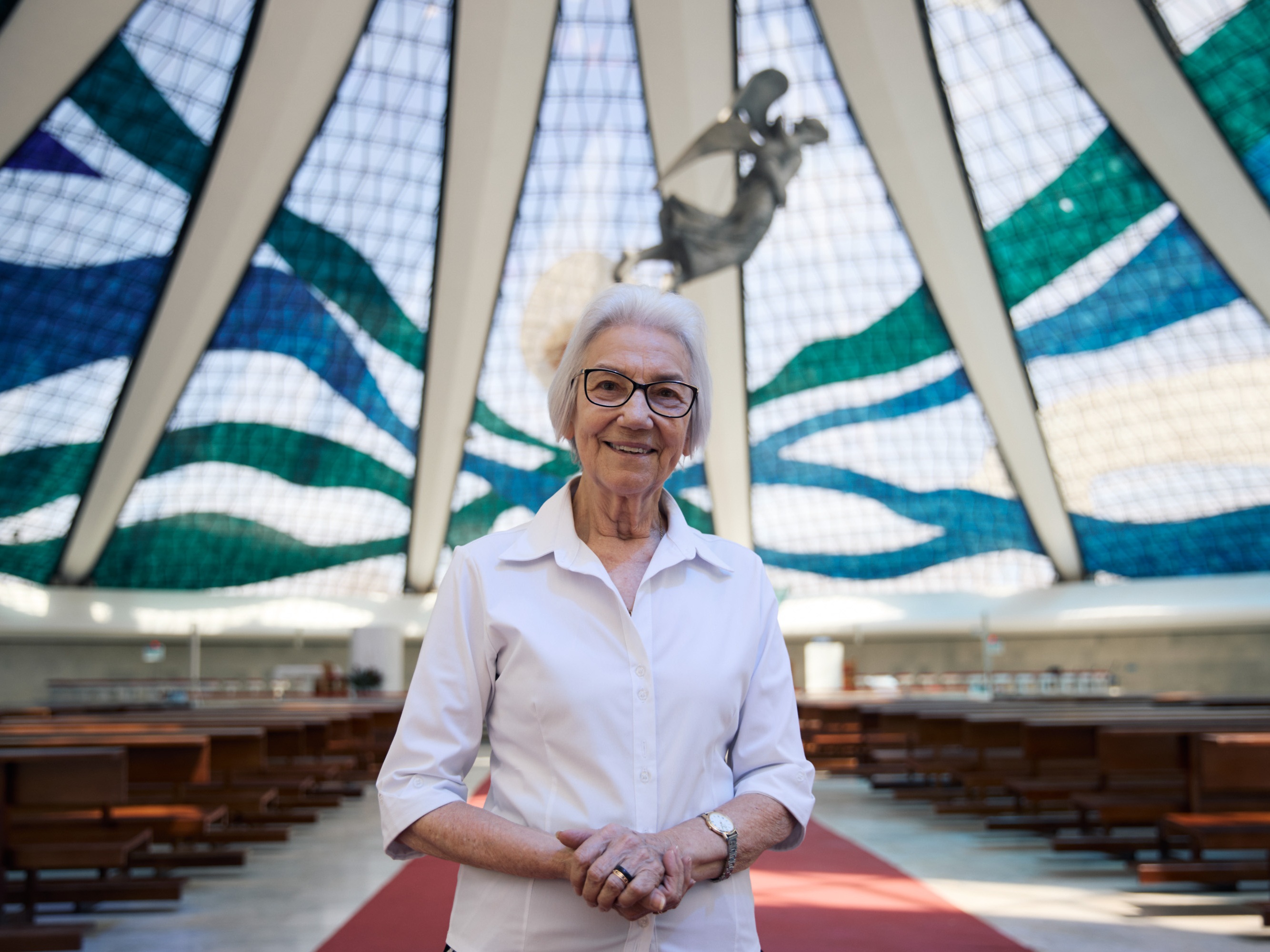 caption: Sister Rosita Milesi, who is the Global Laureate of the 2024 UNHCR Nansen Refugee Award. She calls the honor "a recognition of all the people who helped me, who participated in my journey — especially the refugees that I had the opportunity to assist and accompany and who have always taught me lessons of hope and faith that fueled my own journey."