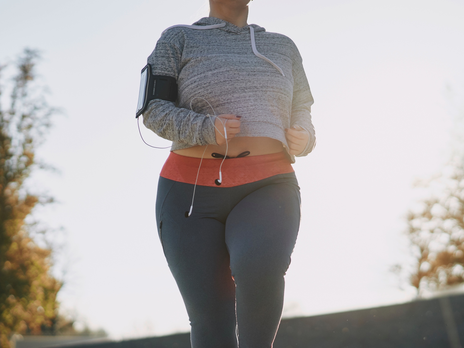 caption: People who exercise regularly have a greater capacity to store fat under the skin, which is better than storing it around organs like the liver and the heart.