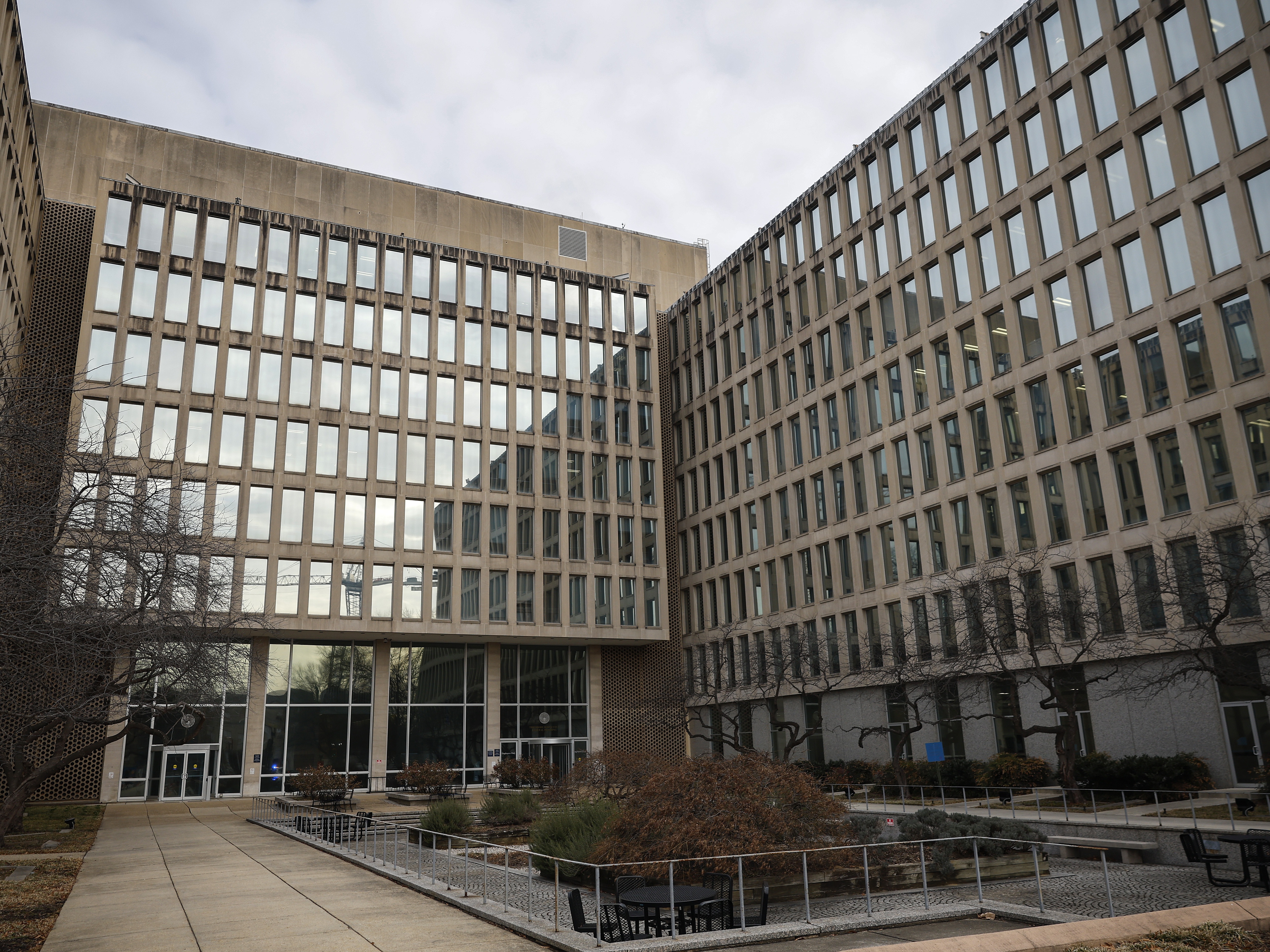 caption: The headquarters of the U.S. Office of Personnel Management in Washington, D.C.