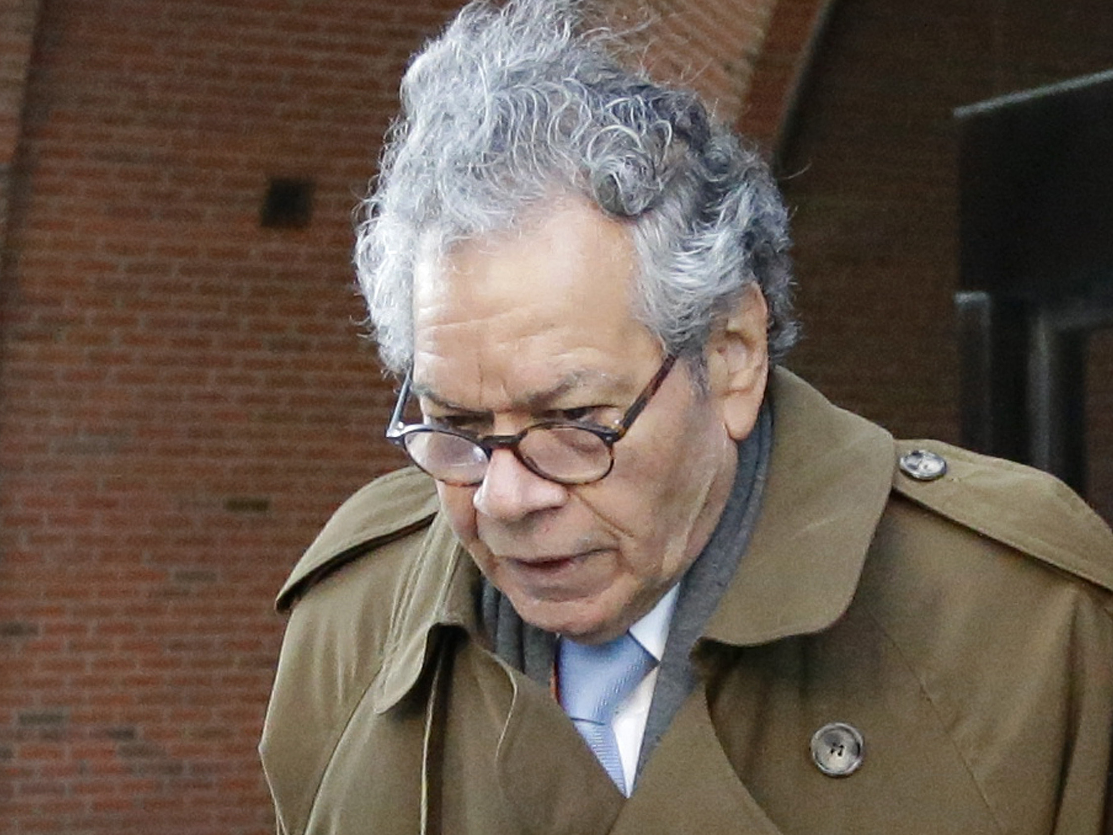 caption: Insys Therapeutics founder John Kapoor departs federal court in Boston, Jan. 30. On Monday the company filed for Chapter 11 bankruptcy, saying it needs to sell its assets to pay back creditors. Kapoor, who was convicted last month of racketeering, owns more than 63% of the company.