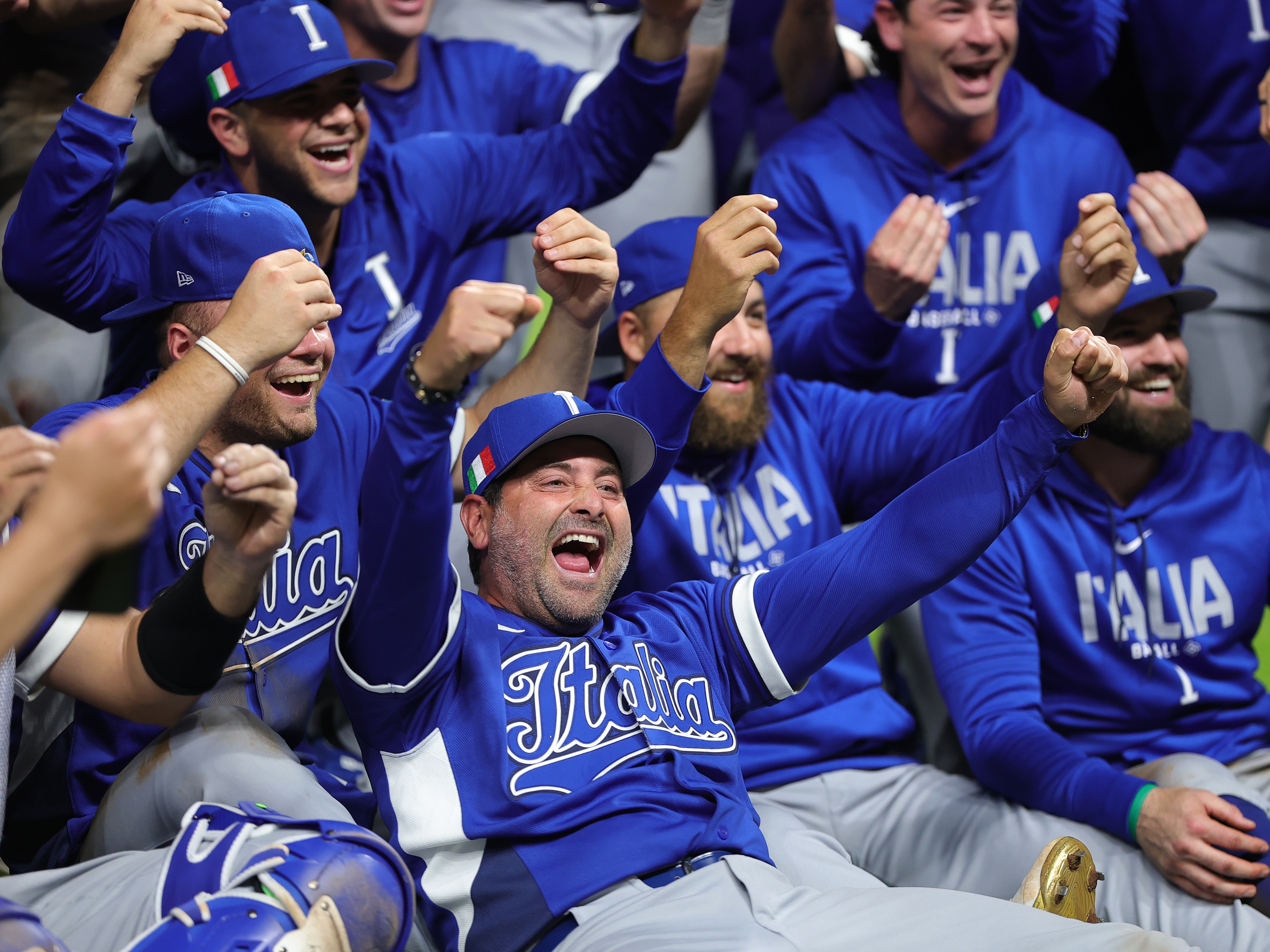 caption: With espresso shots, kisses on the cheek, and Andrea Bocelli singalongs, Team Italy has charmed at the World Baseball Classic. But their mission is more ambitious: Turn Italy into a bona fide baseball factory.