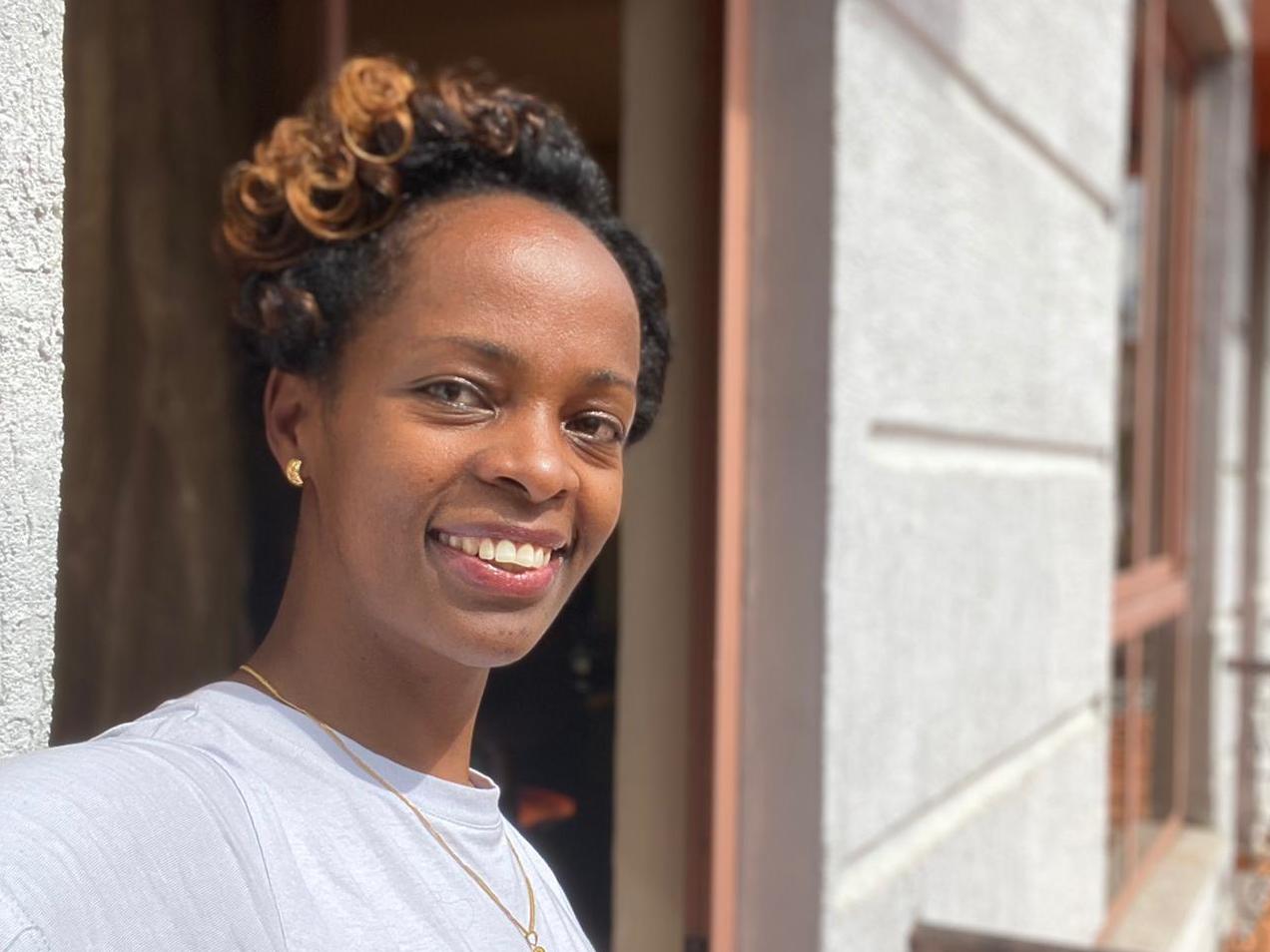 caption: Maji Hailemariam Debena in Addis Ababa, Ethiopia.