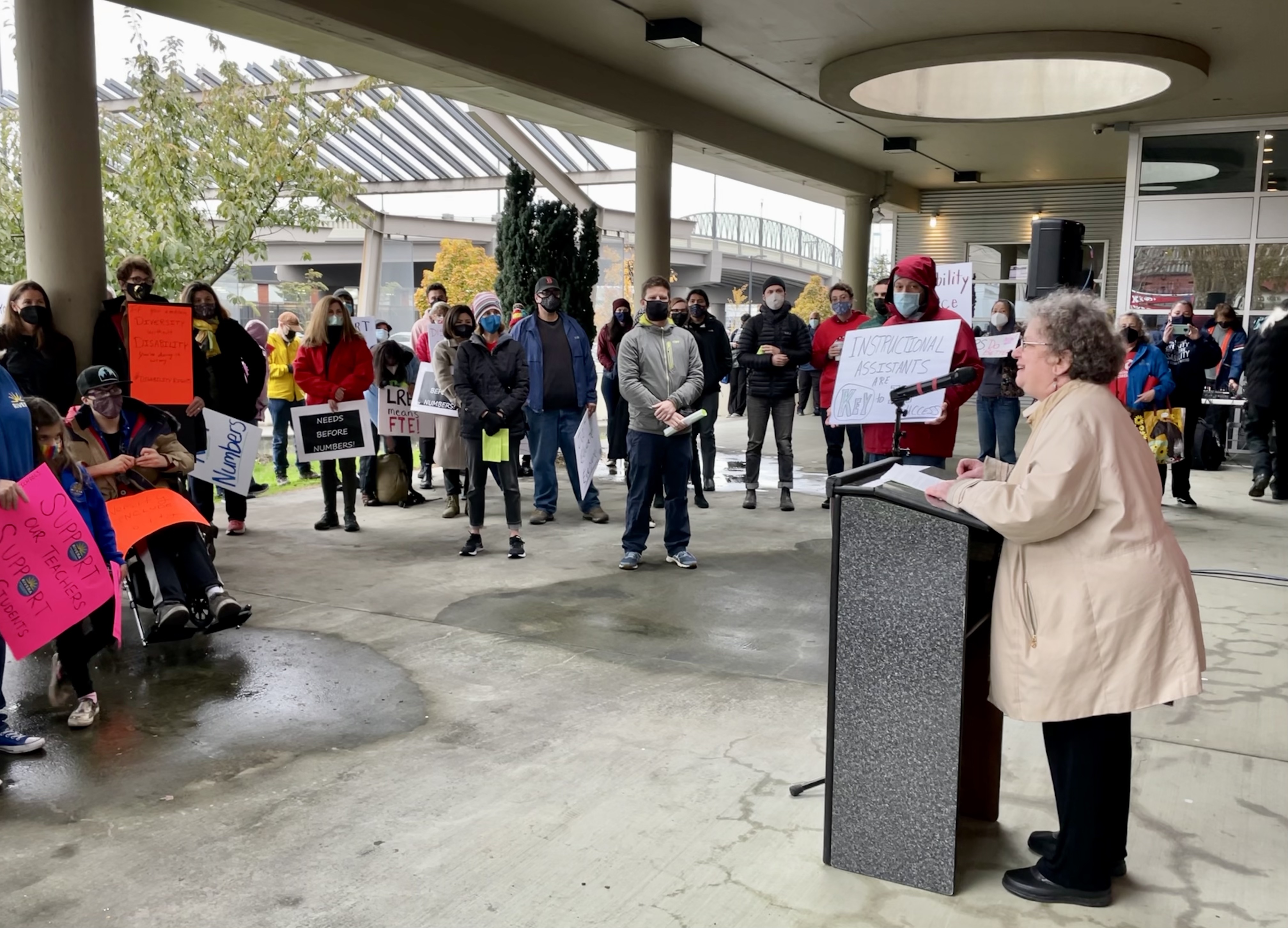 KUOW - 'Needs Not Numbers.' Teachers, Families Protest Seattle Schools ...