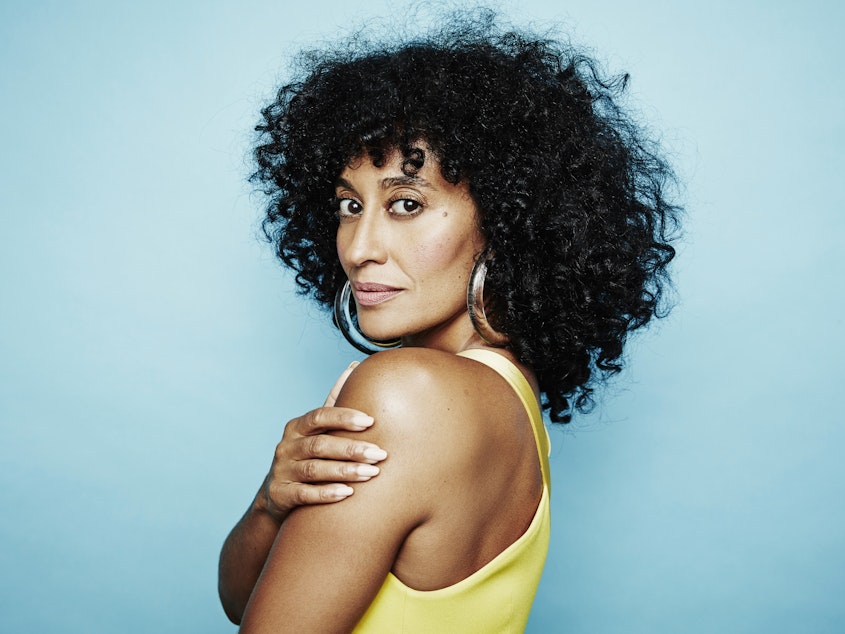 caption: Tracee Ellis Ross stars in <em>The High Note</em> as a legendary singer who is running out of ideas. Meanwhile, her personal assistant, played by Dakota Johnson, has too many.