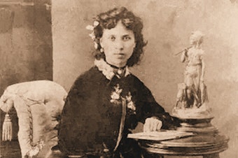 caption: Julia Yesler, pictured, is the offspring of a Duwamish woman and white settler Henry Yesler.