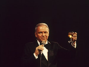caption: Frank Sinatra onstage in the 1970s. Though the star was ambivalent at best about the song's message, "My Way" became emblematic of this era of his career.