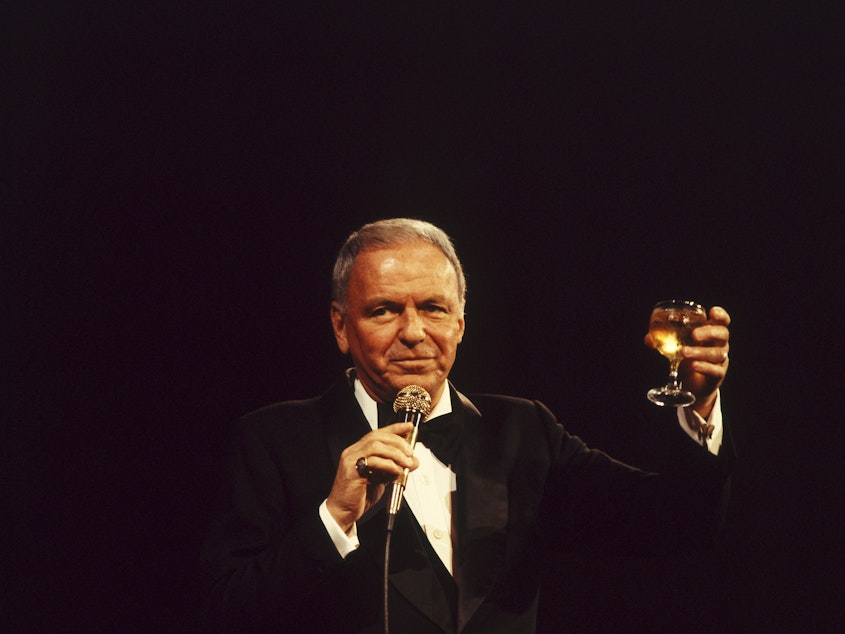 caption: Frank Sinatra onstage in the 1970s. Though the star was ambivalent at best about the song's message, "My Way" became emblematic of this era of his career.