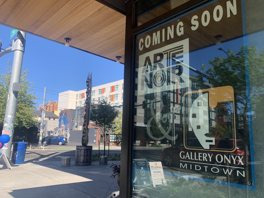 caption: Arte Noir, a Seattle-based non-profit focused on highlighting Black art, Black artists, and Black culture is set to open a gallery and retail space on 23rd and E Union Street on Sept. 17. 