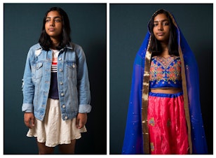 caption: Ritika Managuli is a 16-year-old, first-generation Indian American caught between two cultures. Her parents would like for her to have an arranged marriage in the future, but she isn't sure.