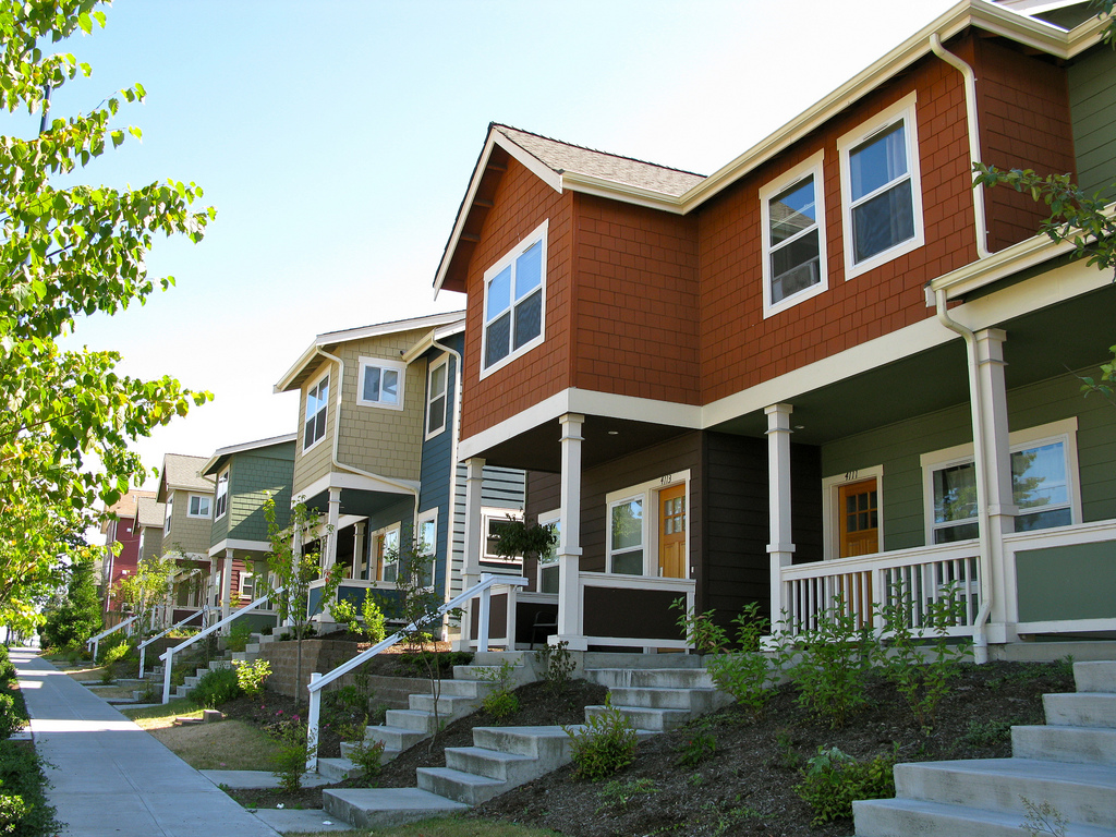 caption: Rainier Vista townhomes near Martin Luther King Jr Way S.