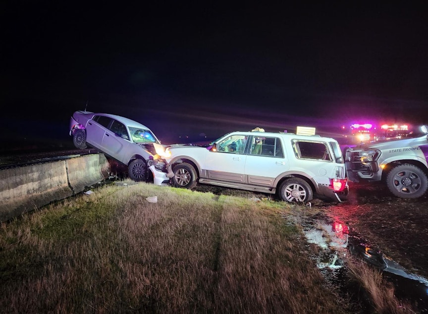 caption: Crash fatalities on the roads surged during the pandemic and have hardly slowed as traffic volumes and congestion returned.