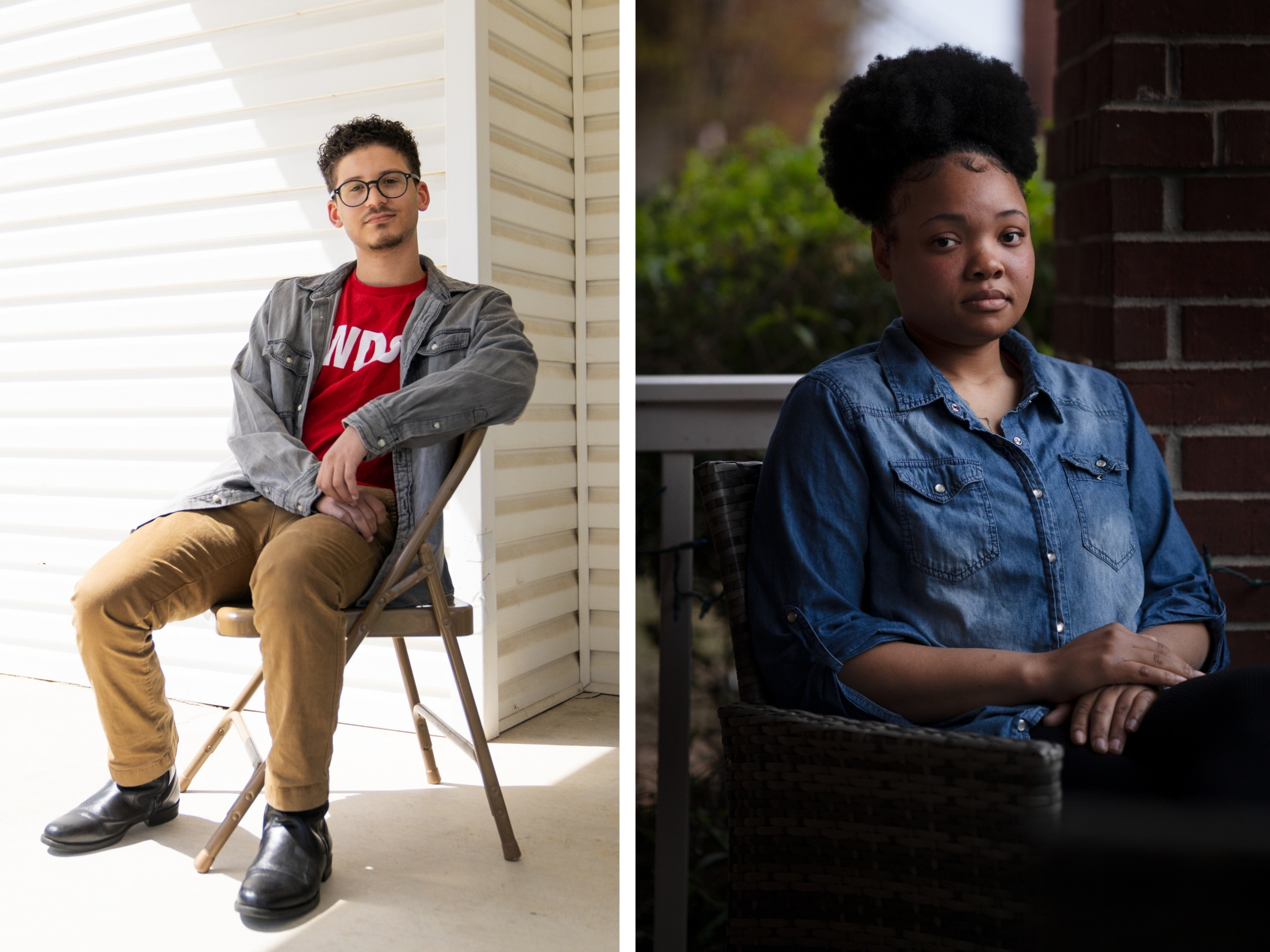 caption: Over the past several years, Alabama workers have found themselves at the center of three high-profile labor disputes in three industries. Antwon McGhee (left) has worked as a coal miner for 17 years. Isaiah Thomas formerly worked at the Amazon warehouse in Bessemer. Moesha Chandler works in assembly at Mercedes-Benz in Vance.