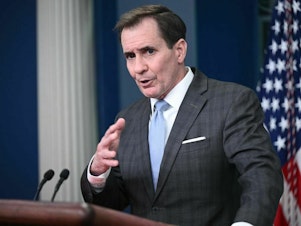 caption: The object was tracked over Alaska at an altitude of 40,000 feet over the past 24 hours, John Kirby, a spokesman for the White House National Security Council., said.