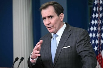 caption: The object was tracked over Alaska at an altitude of 40,000 feet over the past 24 hours, John Kirby, a spokesman for the White House National Security Council., said.