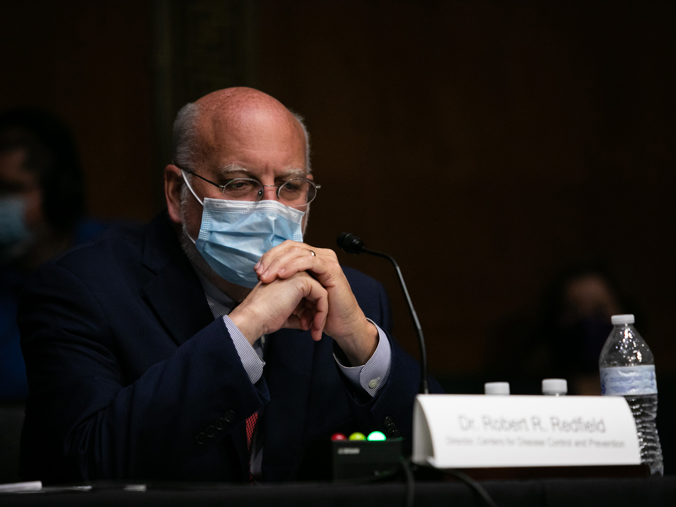 caption: A letter from current CDC staff recently submitted to Director Robert Redfield demands that the agency address structural racism toward Black employees.