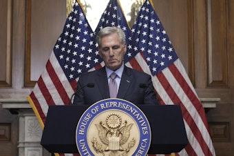 caption: Former House Speaker Kevin McCarthy, R-Calif., says he will retire from Congress at the end of 2023, leaving just weeks left in his term in office.