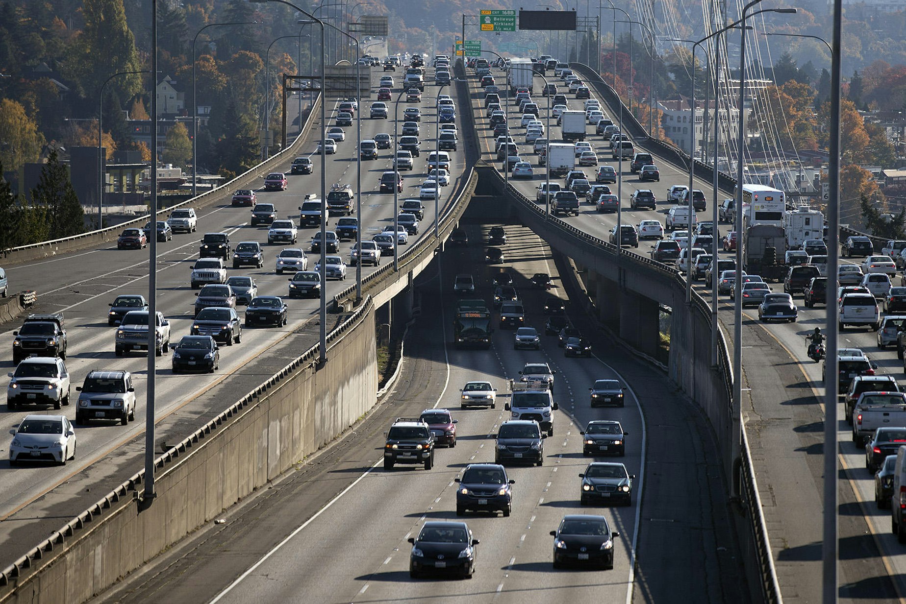 KUOW Can you guess the worst day of the week for Seattle traffic?