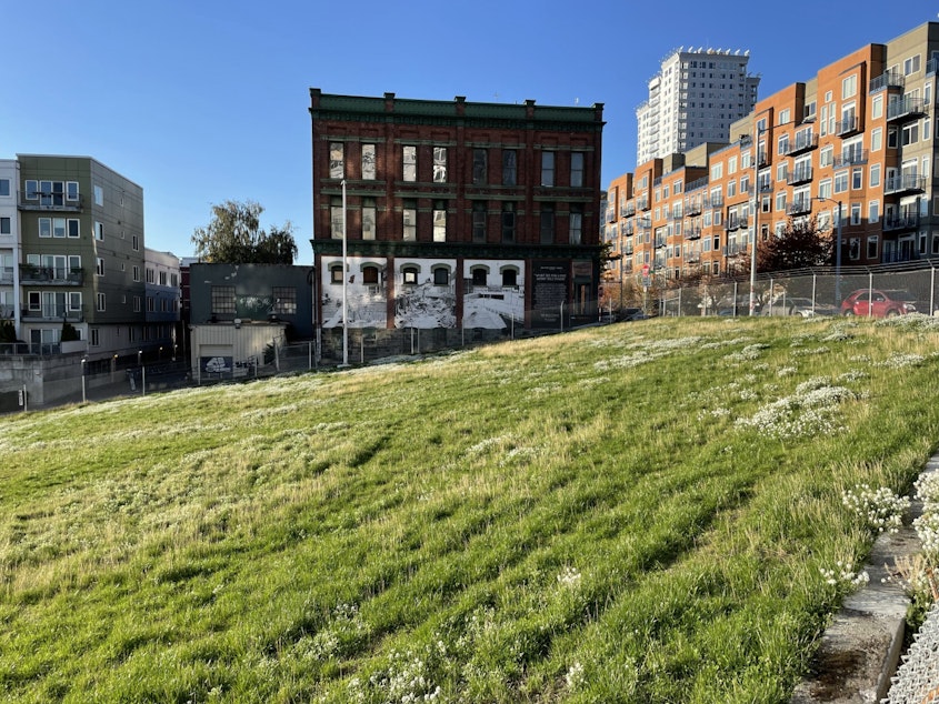 caption: Potential site for a downtown elementary school in Seattle's Belltown neighborhood