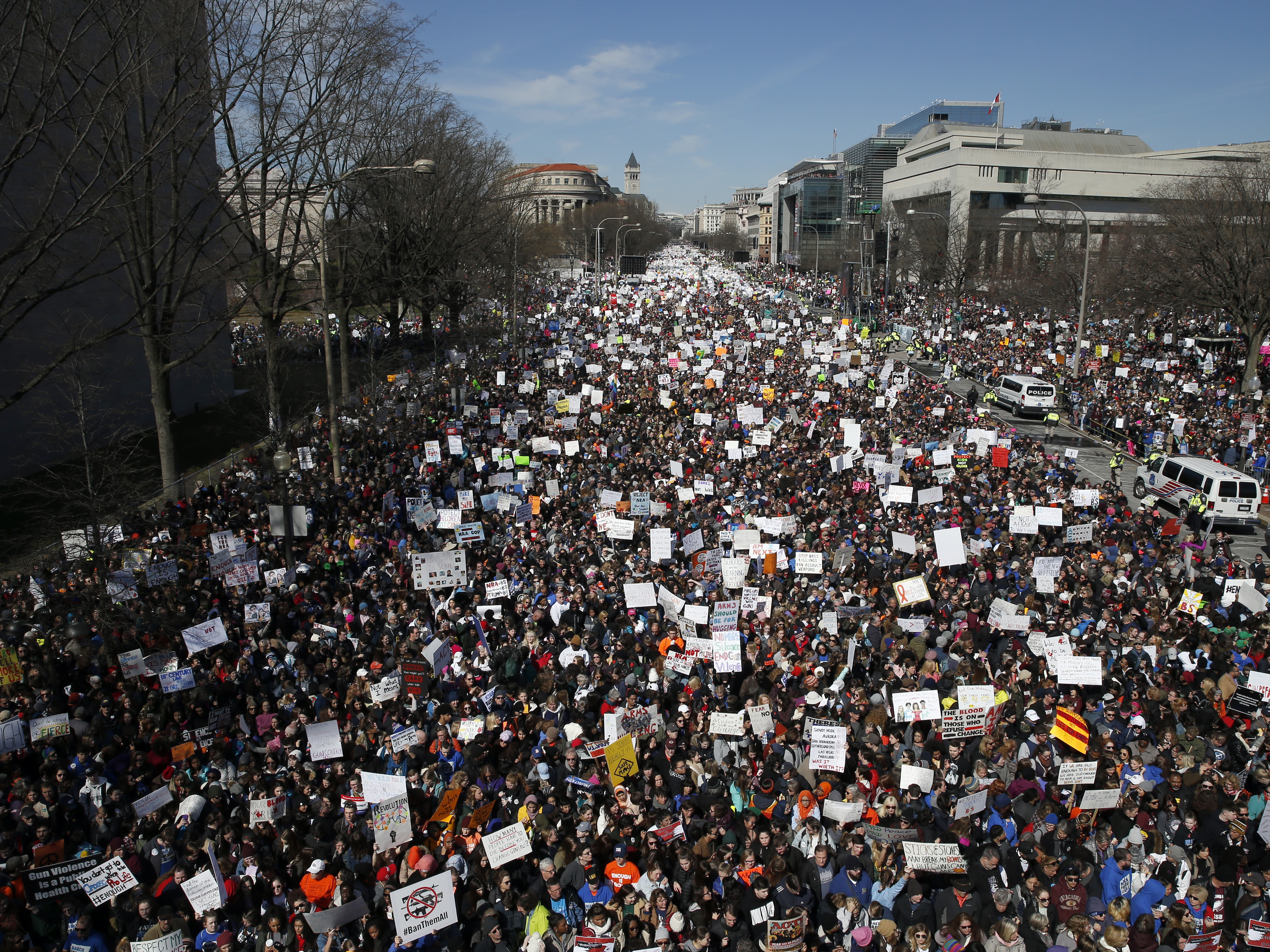 caption: Student activists from Parkland, Fla., quickly mobilized after the shooting at Marjory Stoneman Douglas High School, becoming a vocal force calling for tighter gun laws. That movement led to mass "March For Our Lives" demonstrations around the country in March.