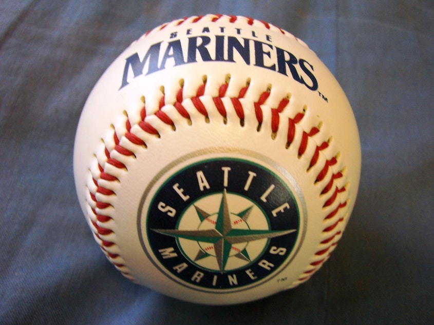 caption: Seattle Mariners baseball